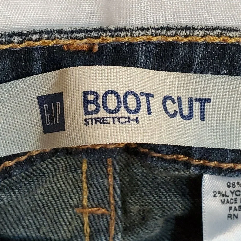 GAP Boot Cut Stretch Women's Size 8L Waist 30" Inseam 33" - Picture 5 of 6